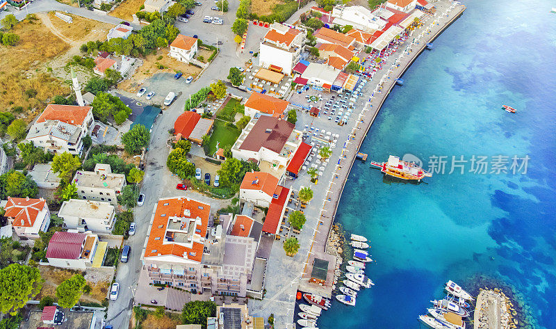 Karaburun izmir土耳其鸟瞰图